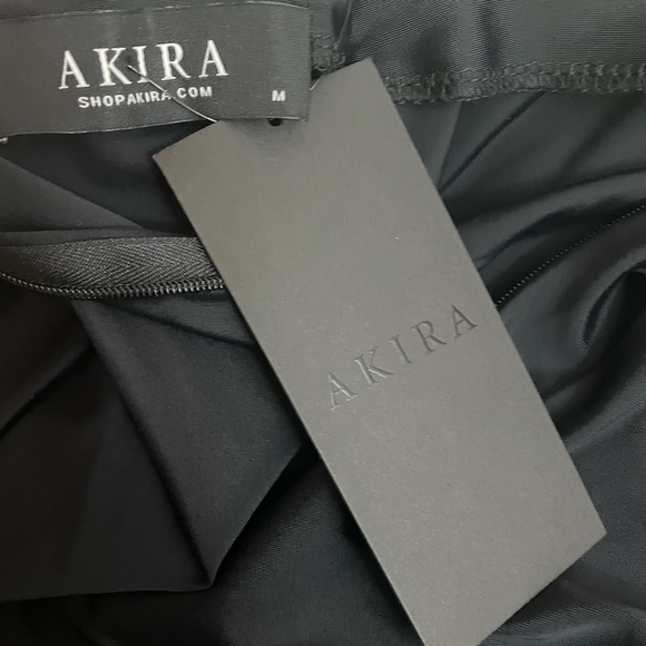 AKIRA LABEL Little Missy Black Mini Dress Sz. M - NWT - Picture 6 of 6